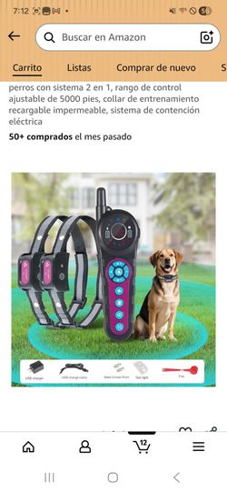 DOTSTAR Dog Wireless Fence Training Pet Collar 2-in-1 System, 5000ft