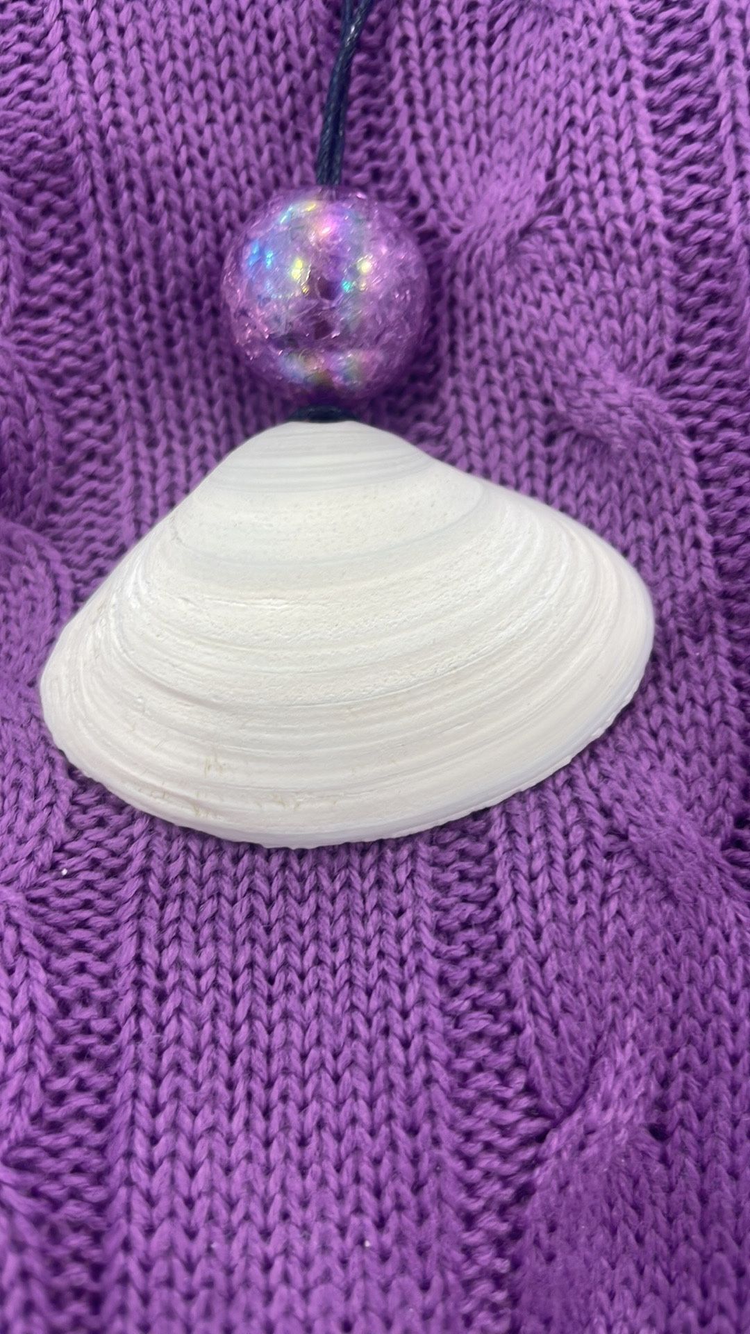 Bridesmaids Boho Shell Necklaces Custom Colors Available 