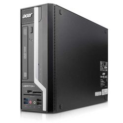 Pro Grade Mini Tower PC Intel CPU 8 GB RAM 500 GB HDD DVDRW Wi-Fi Wireless Windows Professional 64 Bit OS 