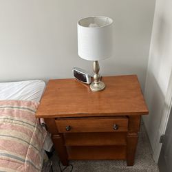 Two Real Wood End Tables Great Condition