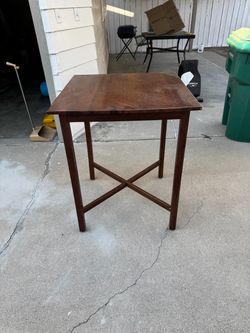Wood Side Table
