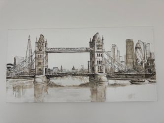 London Tower Bridge Canvas Wall Art