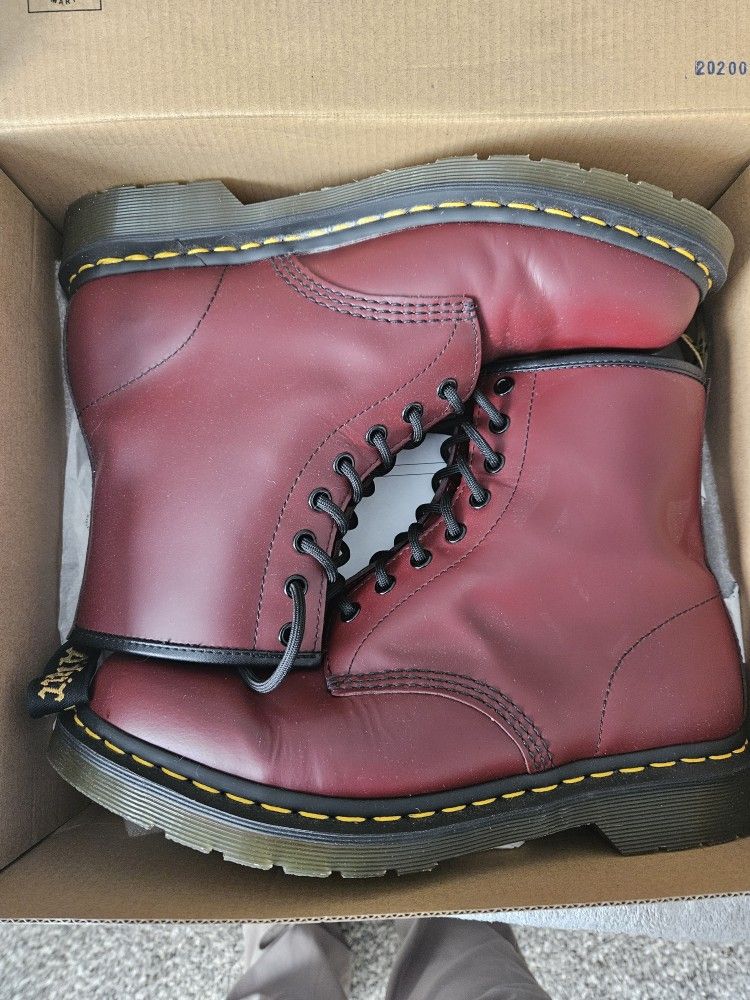 Cherry Red Doc Martin's SZ10