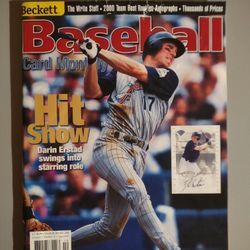 Darin Erstad- Los Angeles Angels - Beckett's Baseball Card Monthly October 2000