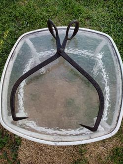 Antique ice tongs