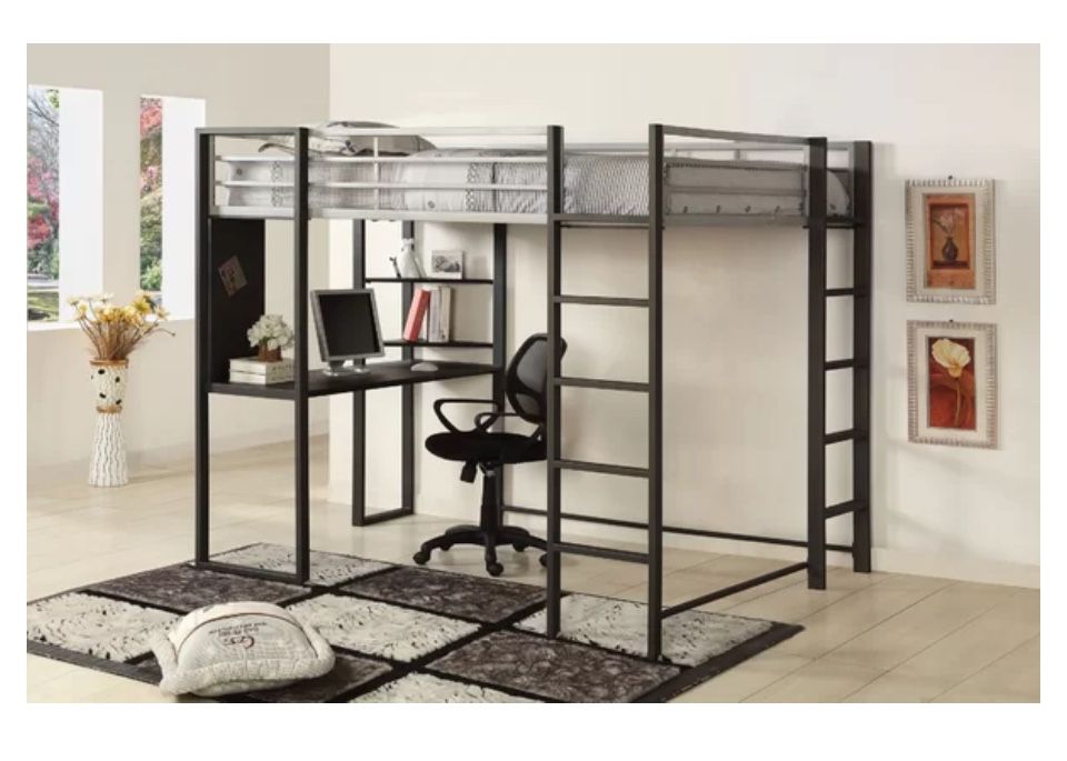 Awesome Loft Bed With Desk - Save Space! Kids Will Love! GREAT DEAL!!