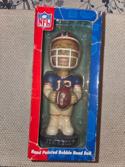New Buffalo Bills Jim Kelly HOF QB Hand Painted Bobble Dobble Head QB Club Bobblehead