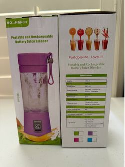 Portable juicer blender