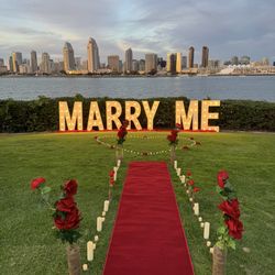 MARRY ME LETTERS