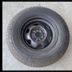 1 X 215/75r15 5x4.5 5x114.3 Stock Tacoma Rim Wheel With Tire!!!