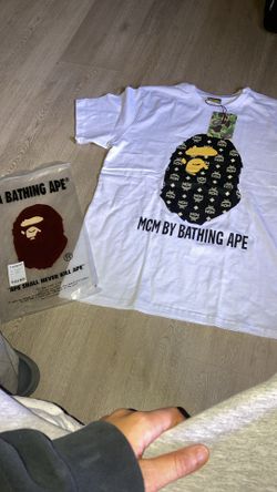 Bape x MCM white Tee