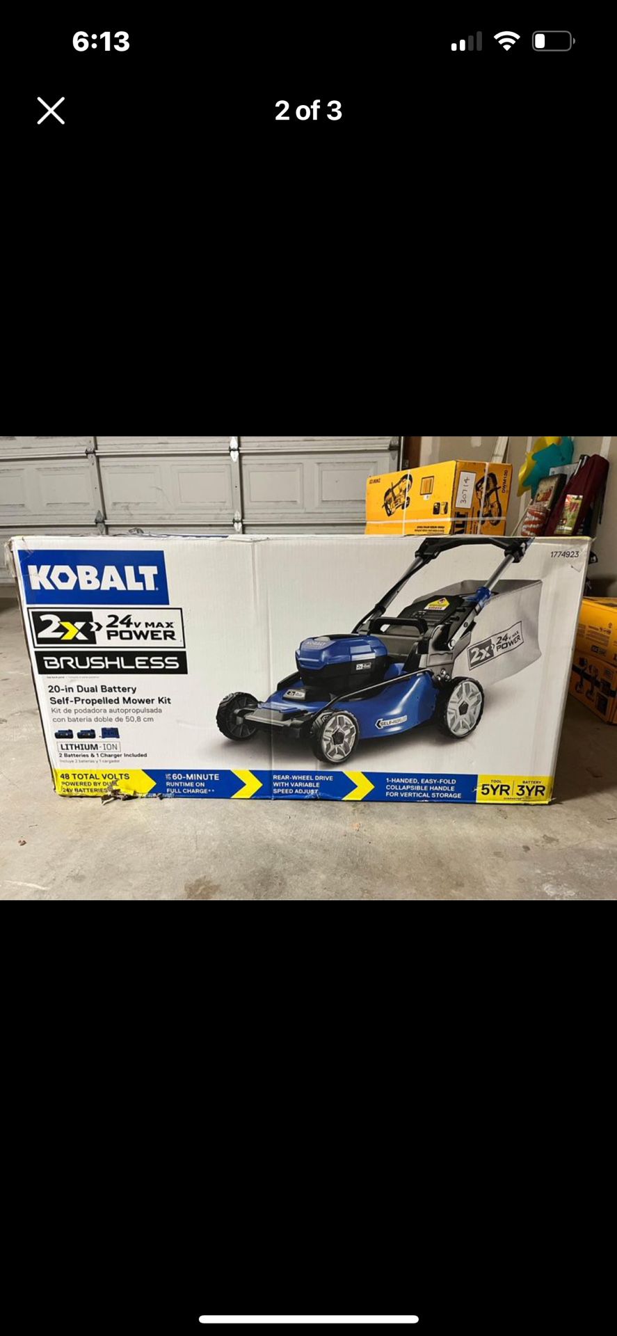 Kobalt Cordless Lawn Mower