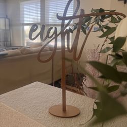 Table Numbers 15 Total