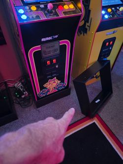 Arcade1Up 5in Delux Risers from BuyStuffArcades and a Retro530 coin door LED, $50 for both