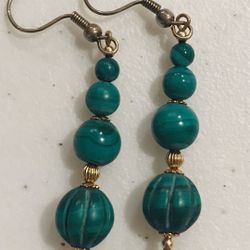 Malachite Earrings