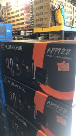 Alphasonik 299.99 on sale today amp and two 12