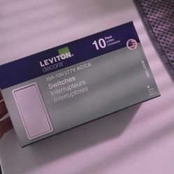 Pack of 10 (White) Decora Switches