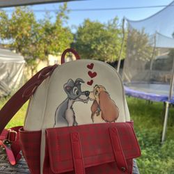 lady and the tramp loungefly