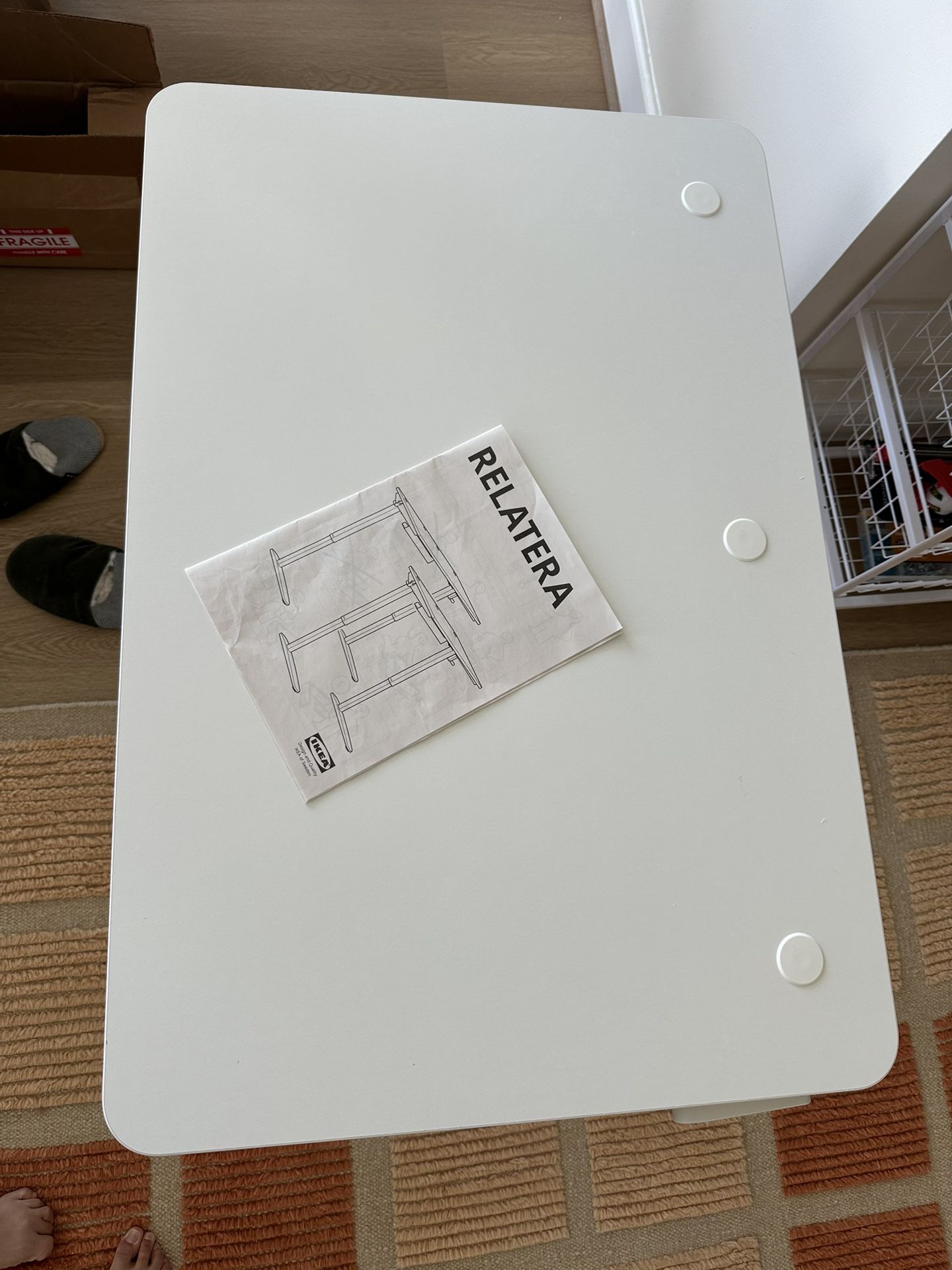 Relatera Desk from Ikea (Manual standing desk)