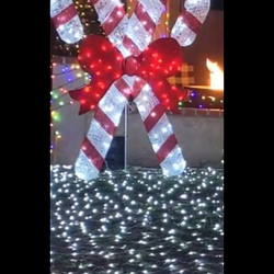 5 foot tall Outdoor LED Christmas candy canes
