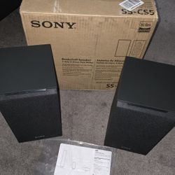 Sony CS Speakers, SS-CS5M2 3-Way 3-Driver Hi-res Bookshelf (Pair)