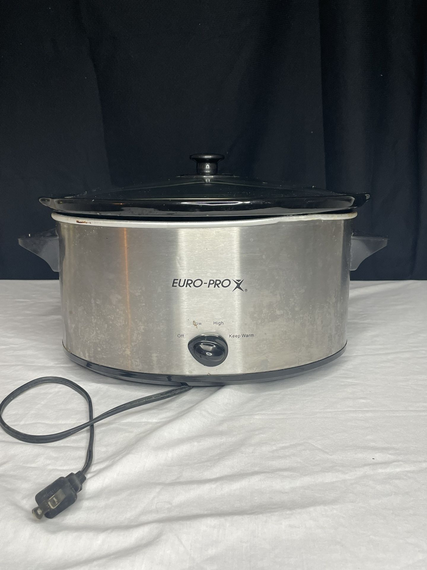 EuroPro 6 Qt. Slow Cooker/Crock Pot Model Kc260lc for Sale in