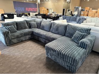 Charcoal gray SUPER comfy sectional