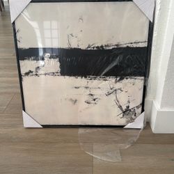 24x24 Brand New Abstract Art Framed 