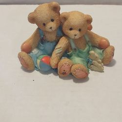 1995 Cherished Teddies Travis & Tucker We're In This Together