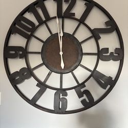 Large wall clock