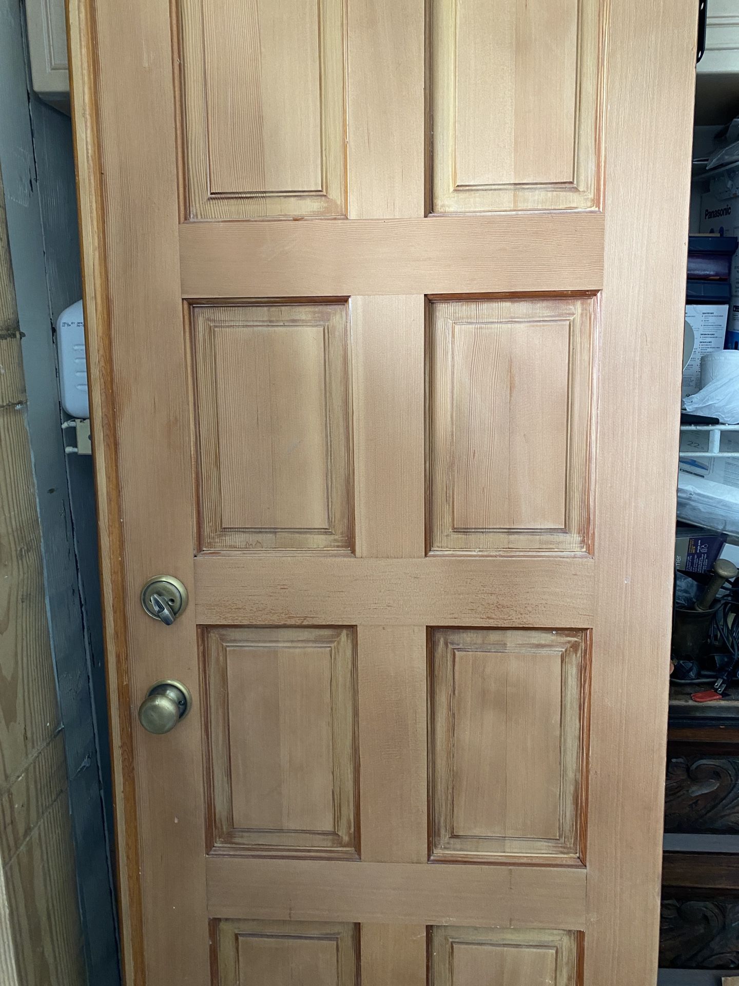 Front Double Door, Wood