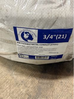 3/4 flexible conduit/Greenfield 100ft