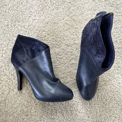 Women’s Leather Ankle Boots - Cross Posted
