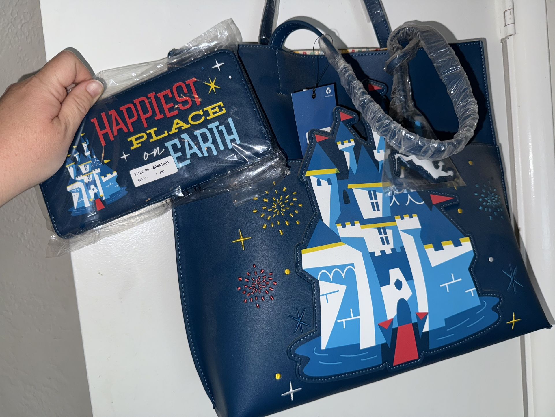Disneyland Loungefly Bag And Matching Wallet