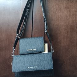 Michael Kors Small Cross Body With Matching Wallet