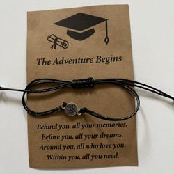 New! Graduation Gift- Him/Her Bracelet