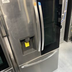 Stainless Steel 26 Cu. Ft. Smart InstaView Counter Depth French Door Refrigerator 