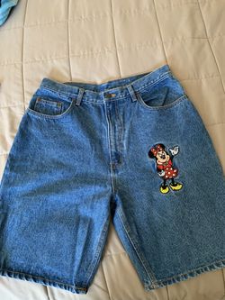 Vintage Mickey Inc Womens Denim Shorts