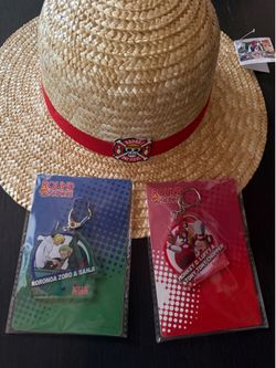Round 1 x One Piece | Luffy Hat & 2 Keychains