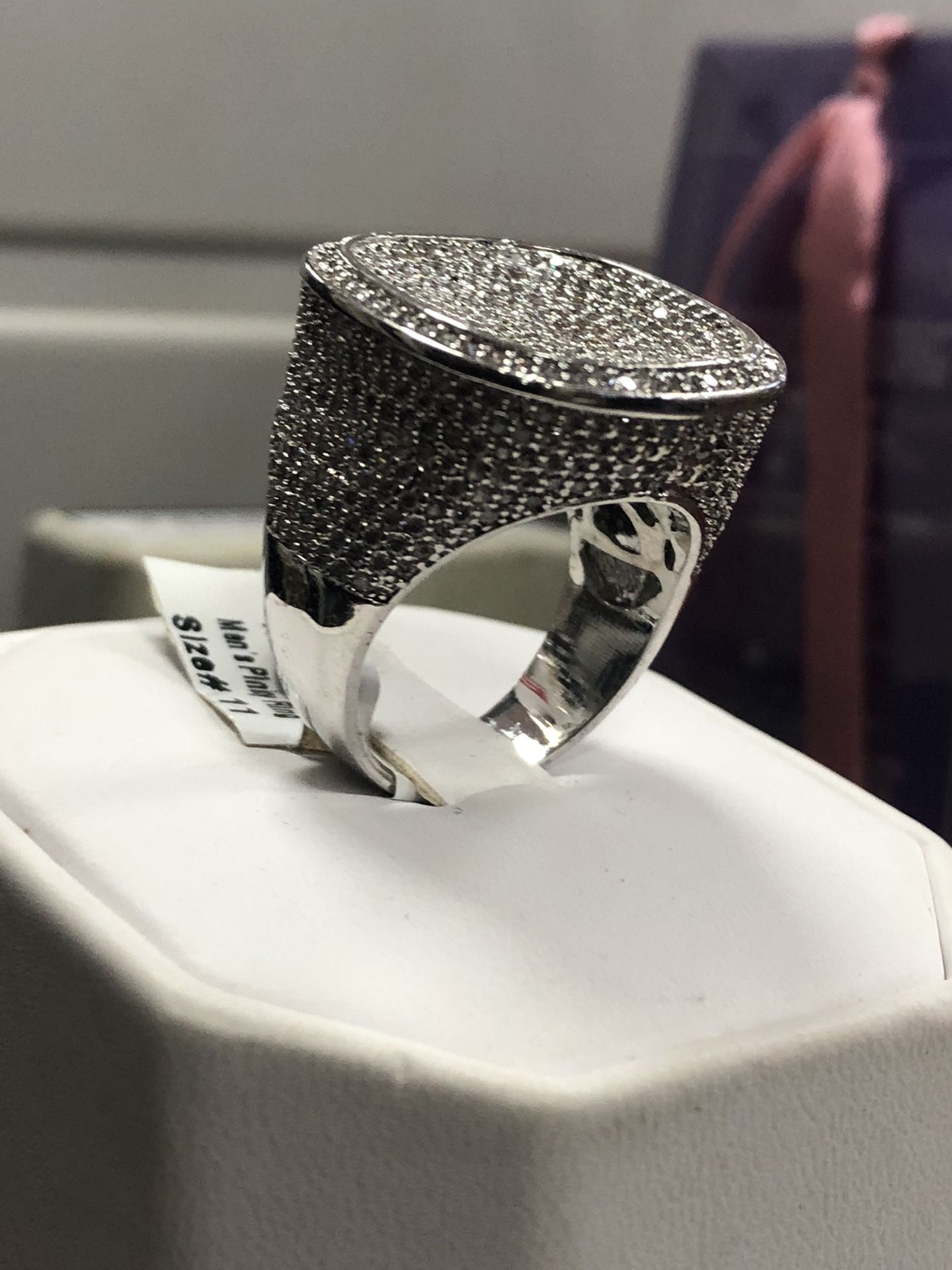 Silver Plated Mans Ring