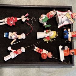 Vintage Wood Ornaments