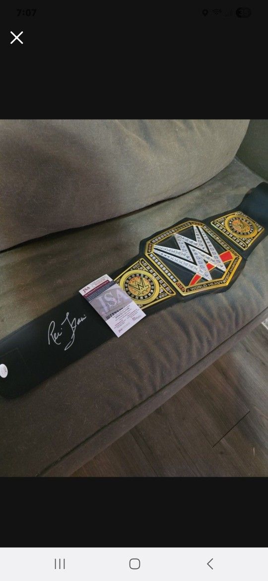 Ric Flair Autograph Toy Belt