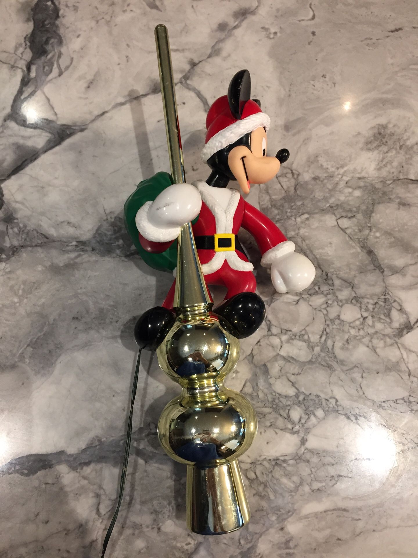 Disney Mickey Mouse Christmas tree topper vintage
