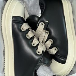Rick Owens Padded Leather Sneakers