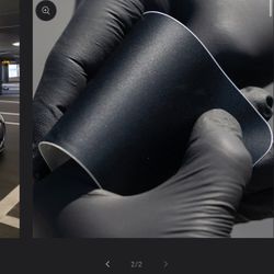 Matte Metallic Black Car Vinyl Wrap Brand New