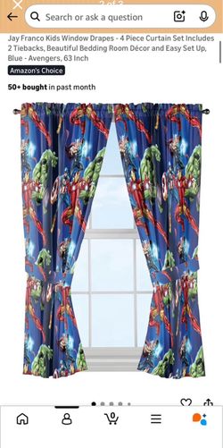 Marvel/Super Hero drapes