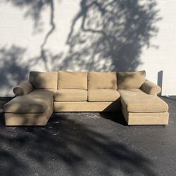 Pottery Barn Double Chaise Sectional – Amazing Condition 😍