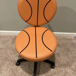 Basketball Themed Kids Desk Chair