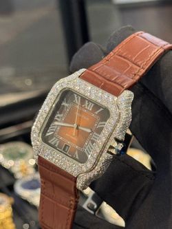Iced Out VVS Moissanite Watch 41MM Automatic