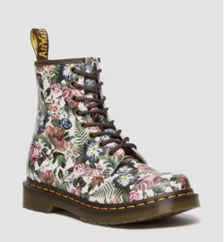 Dr Marten 1460 #ENGLISH #GARDEN #LEATHER LACE UP #BOOTS